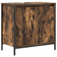 Mobile Lavabo da Bagno Rovere Fumo 60x34,5x60 cm