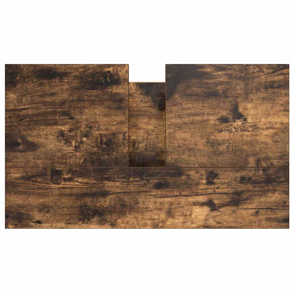 Mobile Lavabo da Bagno Rovere Fumo 60x34,5x60 cm