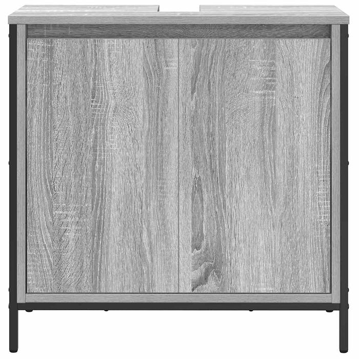 Mobile Lavabo da Bagno Grigio Sonoma 60x34,5x60 cm 861895