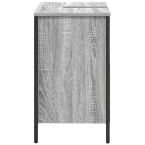 Mobile Lavabo da Bagno-Armadietto da bagno Grigio Sonoma 60x34,5x60 cm