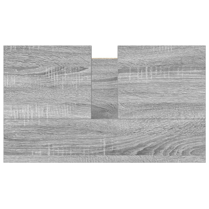 Mobile Lavabo da Bagno Grigio Sonoma 60x34,5x60 cm 861895