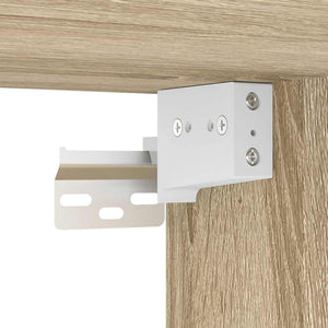 Pensile da Bagno con Specchio Rovere Sonoma 60x21x60 cm 861898