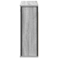 Pensile da Bagno con Specchio Grigio Sonoma 60x21x60 cm 861900