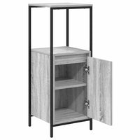 Mobile da Bagno con Ripiani Grigio Sonoma 36x35x95 cm 861915