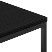 Mobile da Bagno con Ripiani Rovere Nero 76,5x35x95 cm 861917