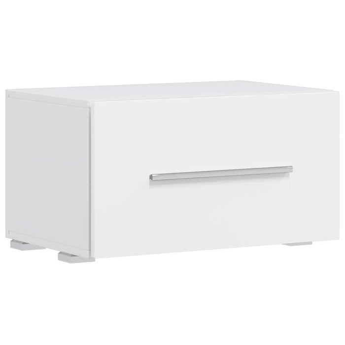 Unità TV 5 pz con Illuminazione a LED Bianco Opaco Truciolato 3324229