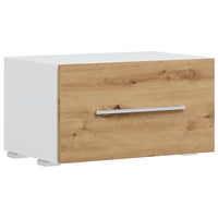 vidaXL Mobile TV 5 pz con Illuminazione a LED Rovere Artigianale