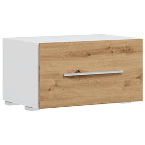 vidaXL Mobile TV 5 pz con Illuminazione a LED Rovere Artigianale