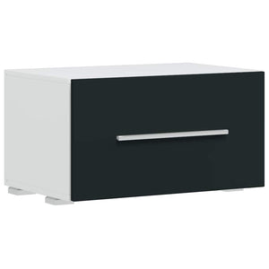 vidaXL Unità TV 5 pz con Illuminazione a LED Indaco Opaco Truciolato