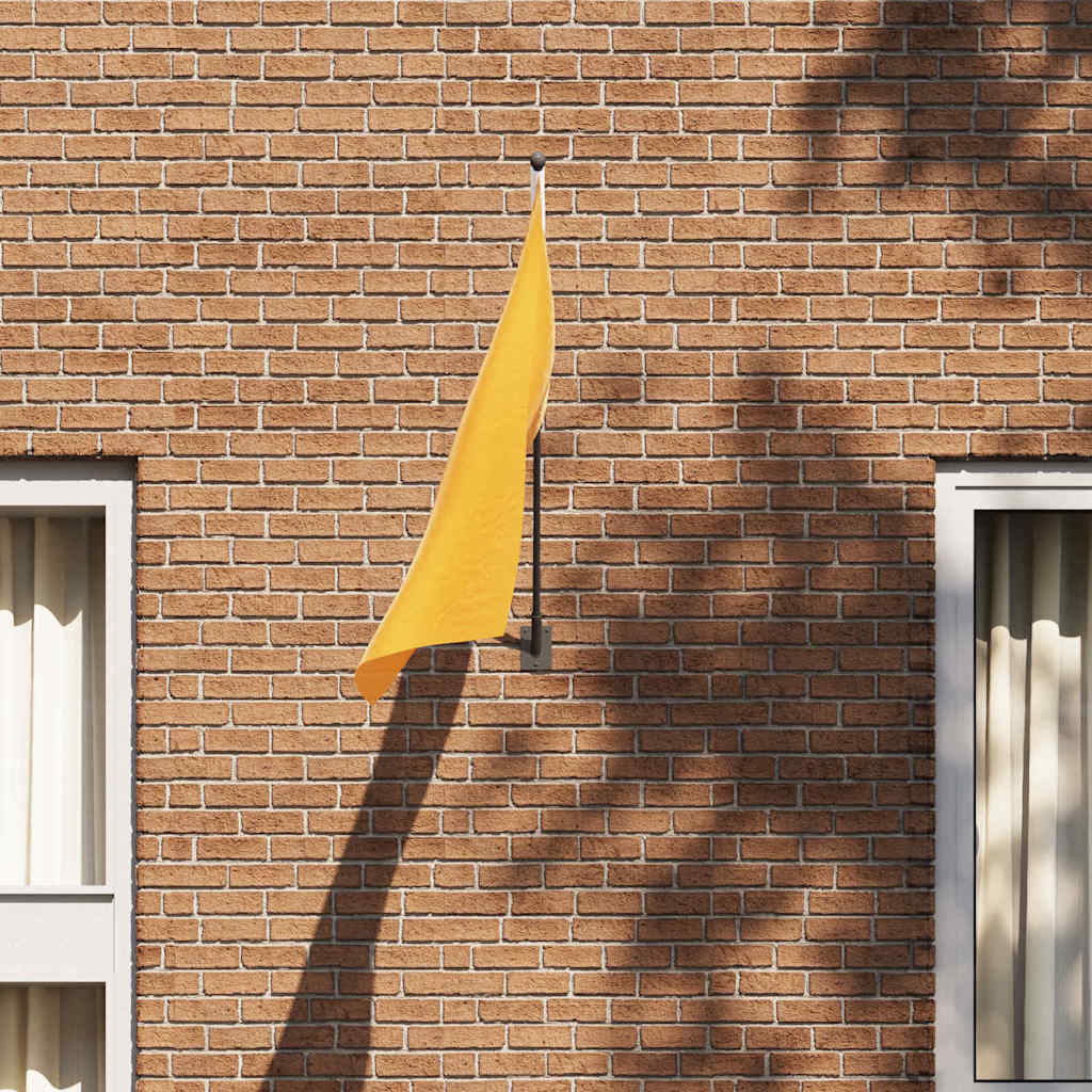 Supporto per palo della bandiera Nero 10.5 x 7.5 cm Acciaio 4106544