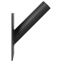 Supporto per palo della bandiera Nero 10.5 x 7.5 cm Acciaio 4106544