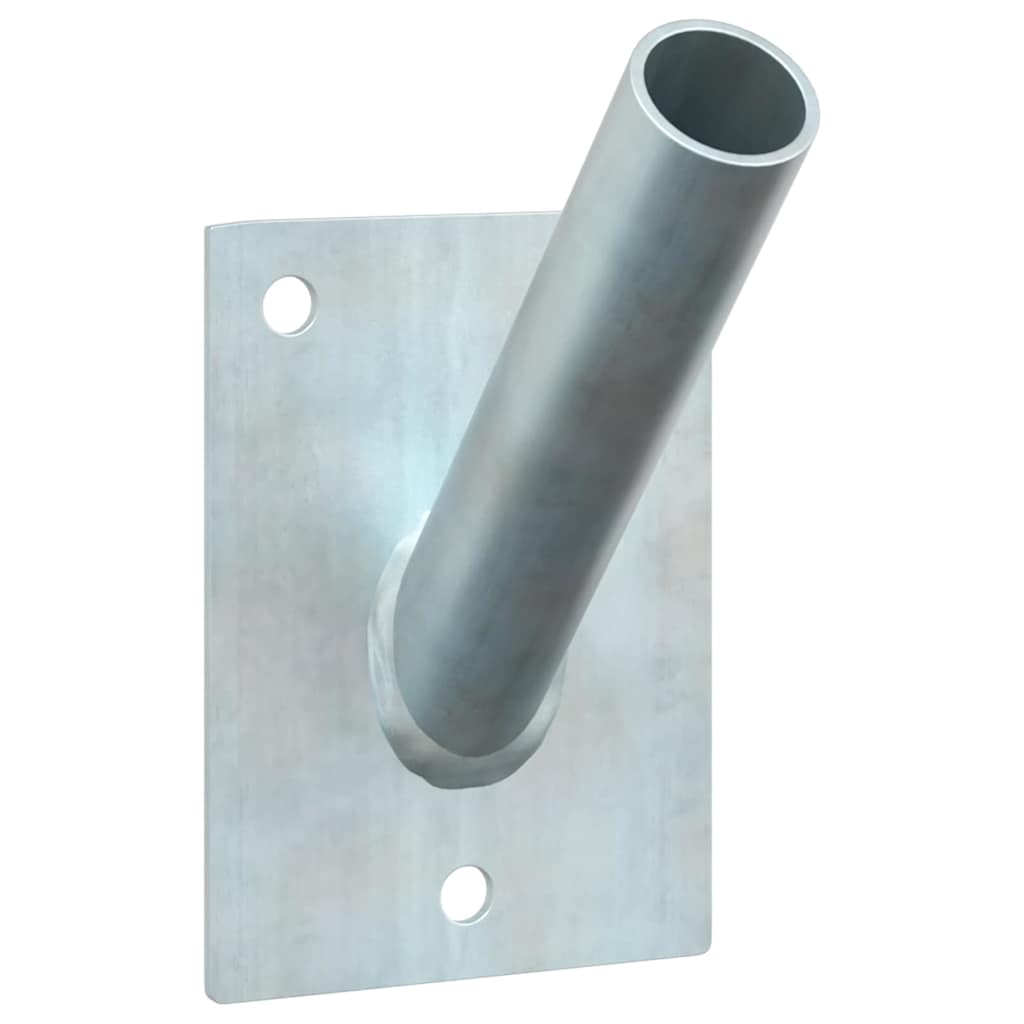 Supporto per palo della bandiera Argento 10.5 x 7.5 cm Acciaio 4106545