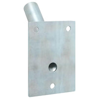 Supporto per palo della bandiera Argento 10.5 x 7.5 cm Acciaio 4106545