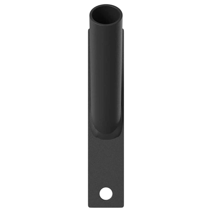 Supporto per palo della bandiera Nero 15 x 3 cm Acciaio 4106546