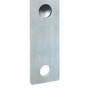 Supporto per palo della bandiera Argento 15 x 3 cm Acciaio 4106547