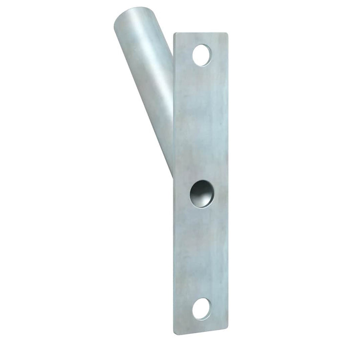 Supporto per palo della bandiera Argento 15 x 3 cm Acciaio 4106547