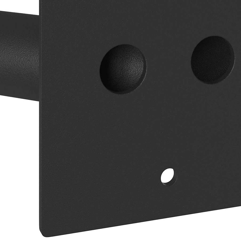 Supporto per palo della bandiera Nero 11.5 x 7.5 cm Acciaio 4106550