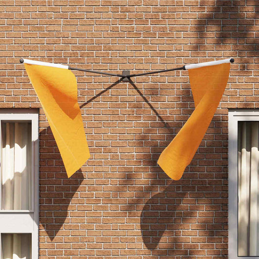 Supporto per palo della bandiera Nero 11.5 x 7.5 cm Acciaio 4106550