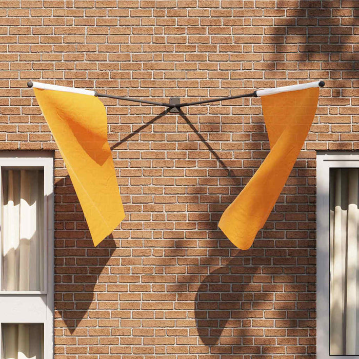 Supporto per palo della bandiera Nero 11.5 x 7.5 cm Acciaio 4106550