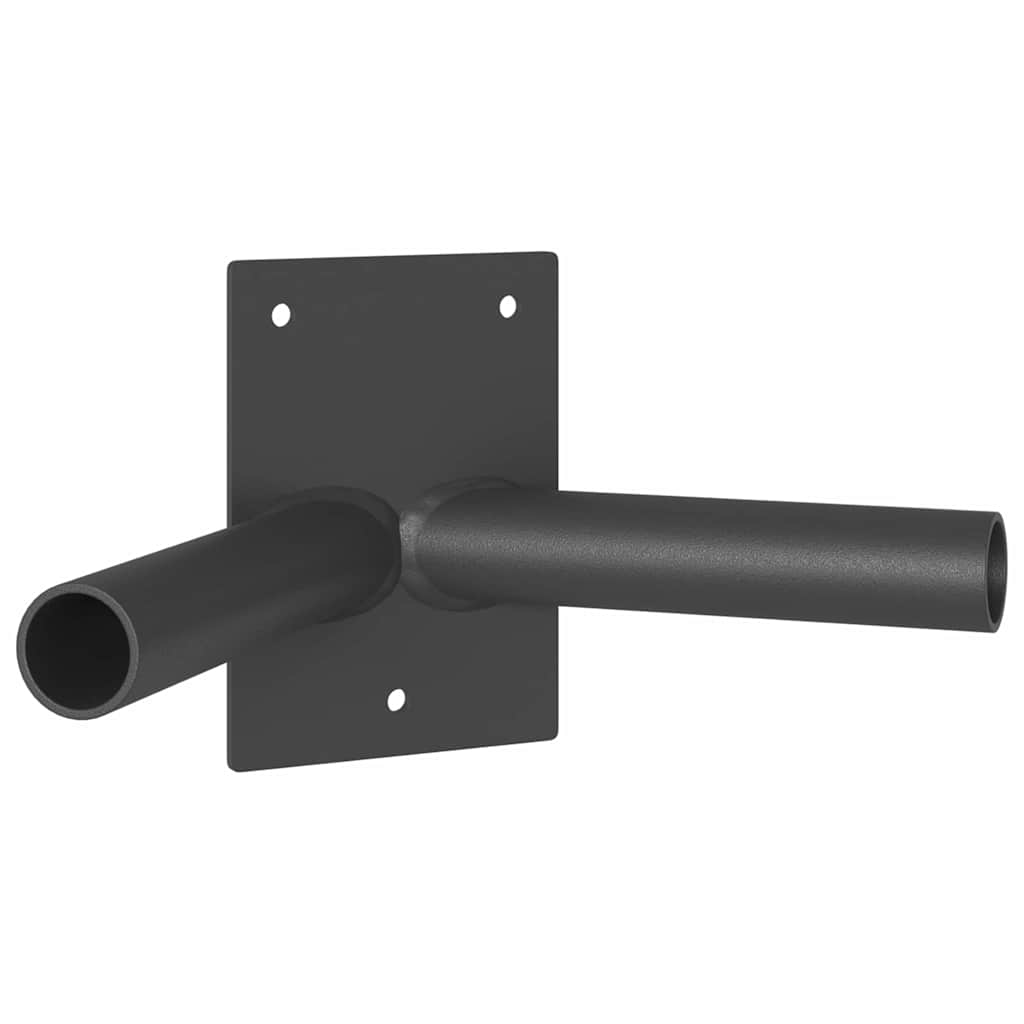 Supporto per palo della bandiera Nero 11.5 x 7.5 cm Acciaio 4106550