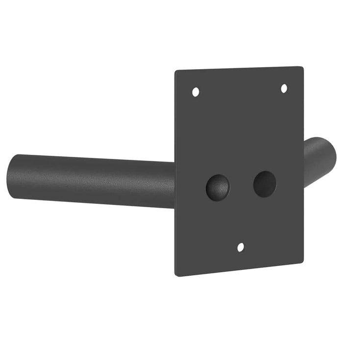 Supporto per palo della bandiera Nero 11.5 x 7.5 cm Acciaio 4106550