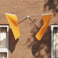 Supporto per palo della bandiera Argento 11.5 x 7.5 cm Acciaio 4106551