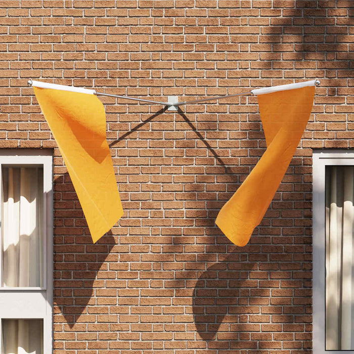 Supporto per palo della bandiera Argento 11.5 x 7.5 cm Acciaio 4106551