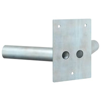 Supporto per palo della bandiera Argento 11.5 x 7.5 cm Acciaio 4106551