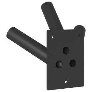 Supporto per palo della bandiera Nero 10.5 x 7.5 cm Acciaio 4106552