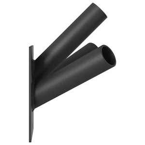 Supporto per palo della bandiera Nero 10.5 x 7.5 cm Acciaio 4106552