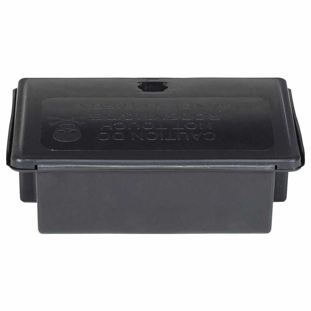 vidaXL Trappole per Topi 10 pz Nere 13x10x4 cm