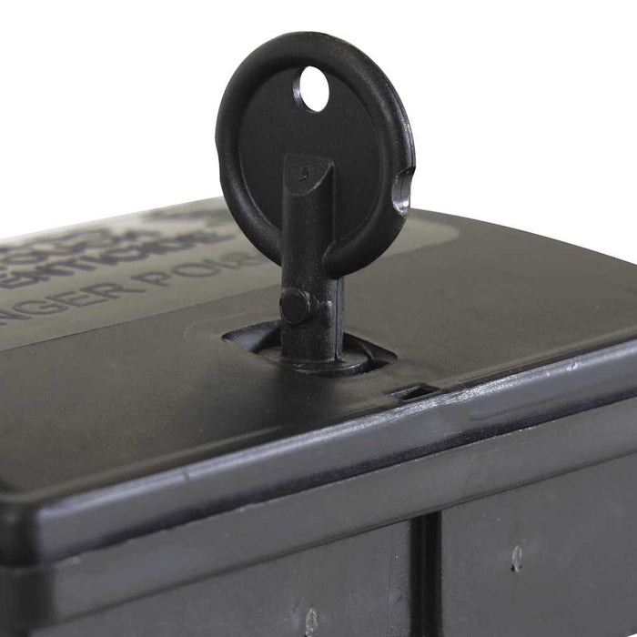 vidaXL Trappole per Topi 10 pz Nere 13x10x4 cm