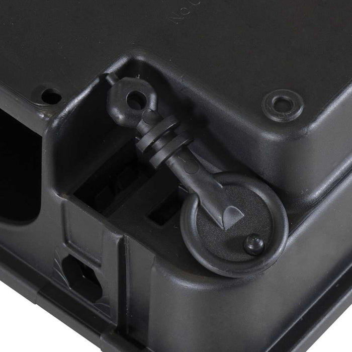 Trappole per Topi 4 pz Nere 22x12,5x7,5 cm