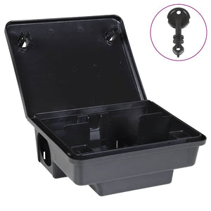 Trappole per Topi 4 pz Nere 23x19x9,5 cm 4106487