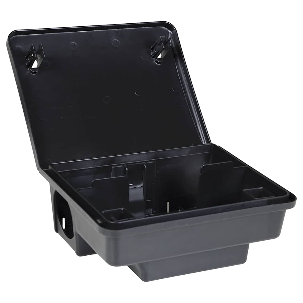 Trappole per Topi 6 pz Nere 23x19x9,5 cm 4106488