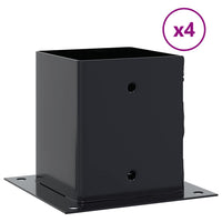 Basi per Pali Quadrati 4pz 101x101mm Acciaio Verniciato Polvere 42000030