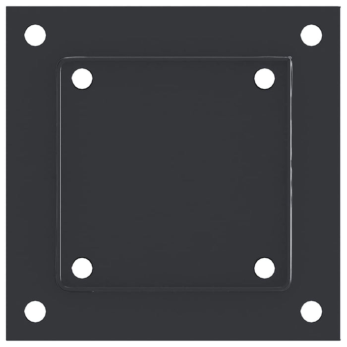 Basi per Pali Quadrati 4pz 101x101mm Acciaio Verniciato Polvere 42000030