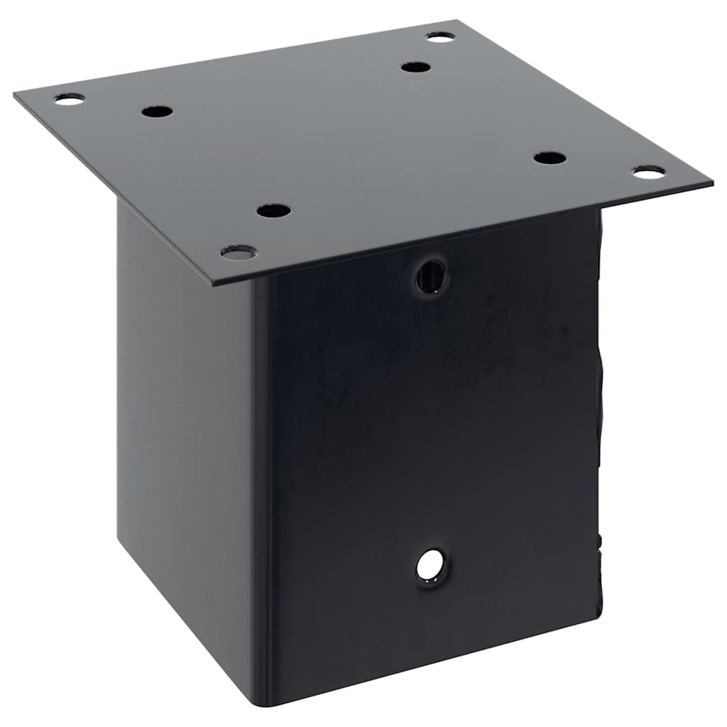 vidaXL Basi Pali Quadrati 12 pz 101x101 mm Acciaio Verniciato Polvere