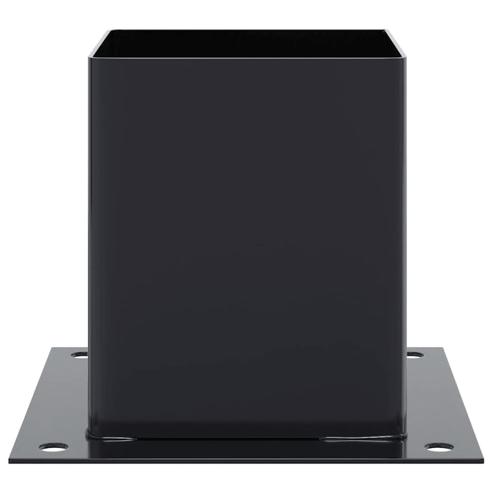 vidaXL Basi Pali Quadrati 12 pz 101x101 mm Acciaio Verniciato Polvere