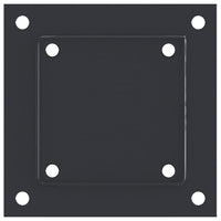 vidaXL Basi Pali Quadrati 12 pz 101x101 mm Acciaio Verniciato Polvere