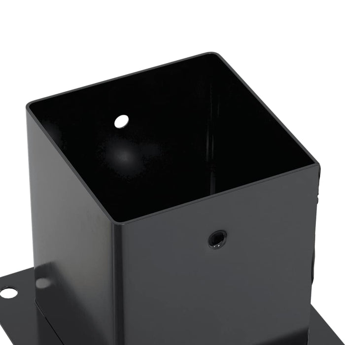 vidaXL Basi Pali Quadrati 12 pz 101x101 mm Acciaio Verniciato Polvere