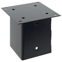 vidaXL Basi Pali Quadrati 12 pz 121x121 mm Acciaio Verniciato Polvere