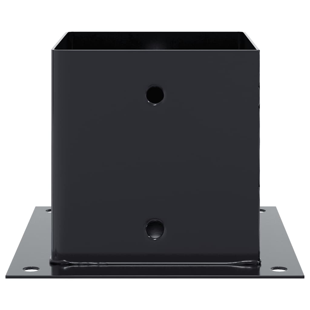 Basi Pali Quadrati 12 pz 141x141 mm Acciaio Verniciato Polvere 42000035