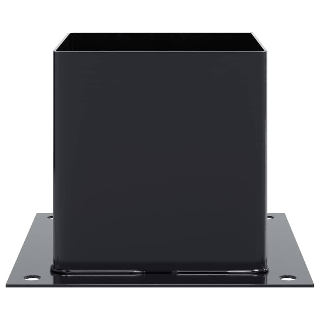 Basi Pali Quadrati 12 pz 141x141 mm Acciaio Verniciato Polvere 42000035