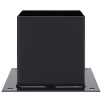 Basi Pali Quadrati 12 pz 141x141 mm Acciaio Verniciato Polvere 42000035