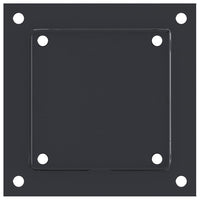 Basi Pali Quadrati 12 pz 141x141 mm Acciaio Verniciato Polvere 42000035