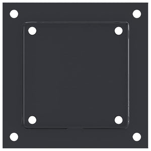 Basi Pali Quadrati 12 pz 141x141 mm Acciaio Verniciato Polvere 42000035