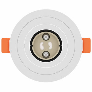 Spotlights con i riflettori 6 pcs Bianco 9 x 9 x cm Alluminio 4108140