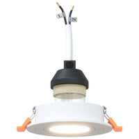 Spotlights con i riflettori 24 pcs Bianco 9 x 9 x cm Alluminio 4108142