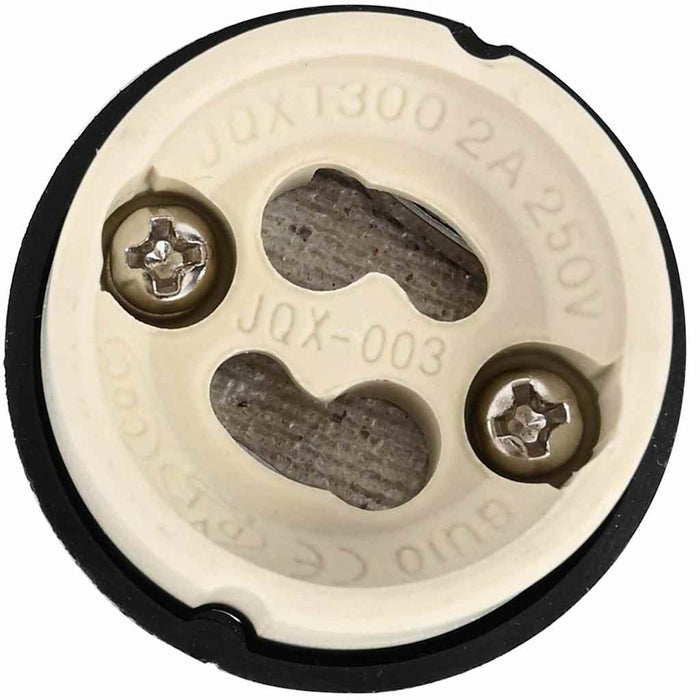 Spotlights con i riflettori 6 pcs Nero 9 x 9 x cm Alluminio 4108143